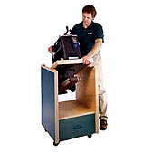 Swivel-Topped Tool Cabinet Woodworking Plan