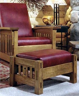 Arts and Crafts Morris Chair Woodworking Plan - Product Code DP-00093