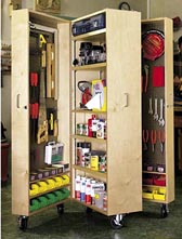 Mobile Tool Cabinet Woodworking Plan