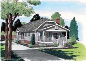 Bungalow Style House Plan Number: 24241