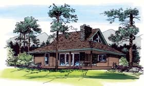 Cabin House Plan Number 24309