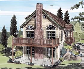 View this Vacation Style Home Plan