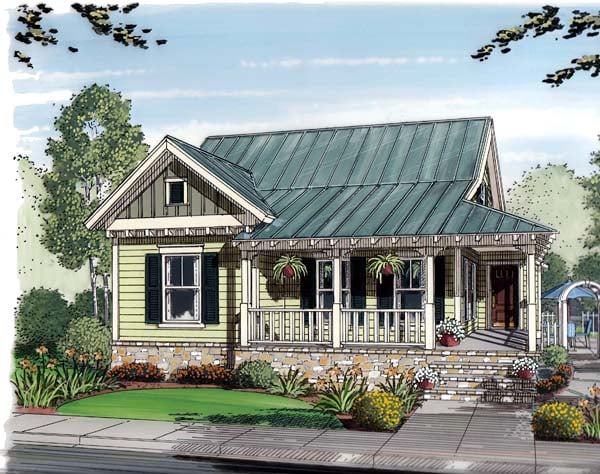 Cottage Style Bungalow House Plan