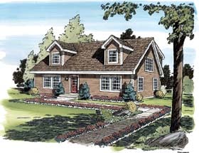 Cape Cod House Plan Number: 34077