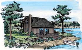 Click image to view this Saltbox House Plan