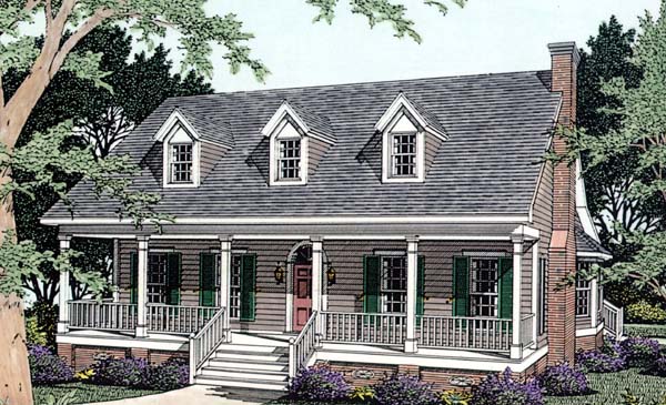 Cape Cod House Plans with Garage