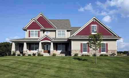 Elevation of Colonial   Craftsman   European   Traditional   House Plan 42119