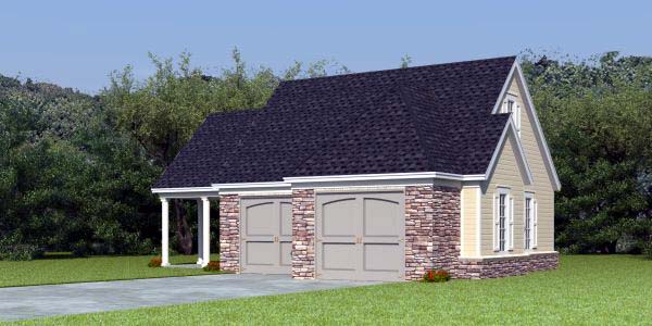 2 Car Garage Plans with Loft