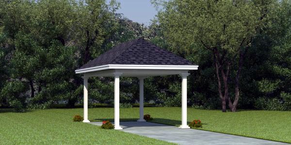 Elevation of Garage Plan 45765