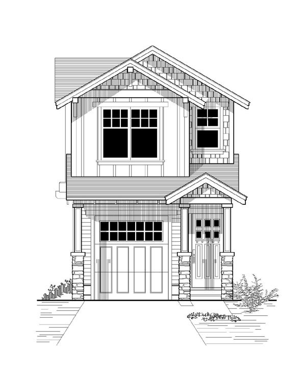 Elevation of House Plan 46245