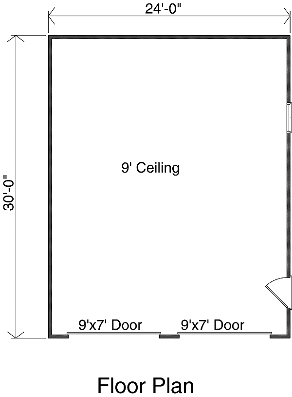 First Floor Plan of Traditional   Garage Plan 49013