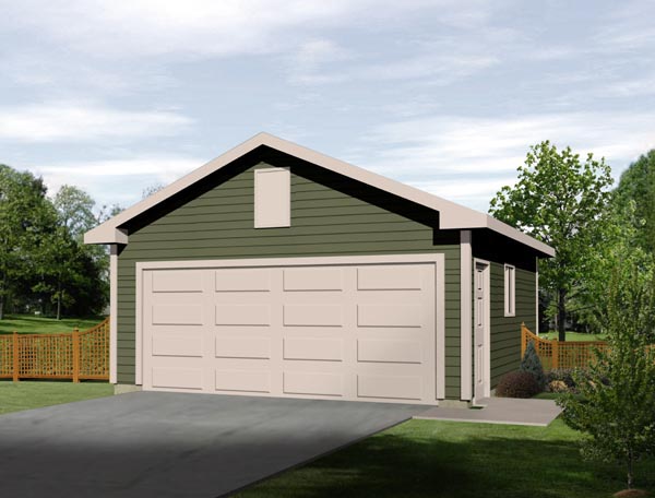 Elevation of Traditional   Garage Plan 49046