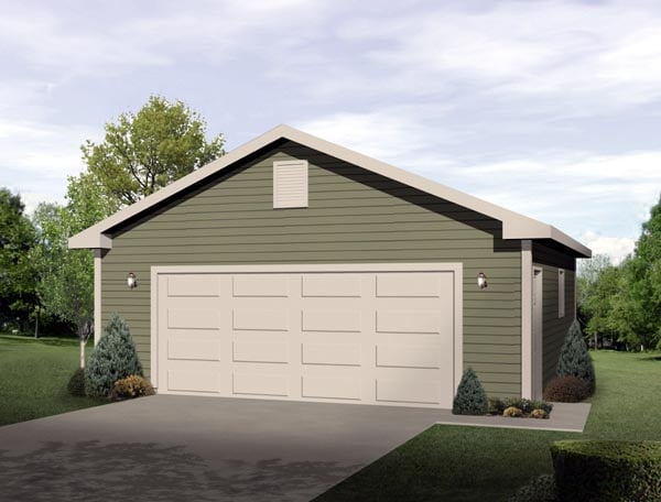 Elevation of Traditional   Garage Plan 49048