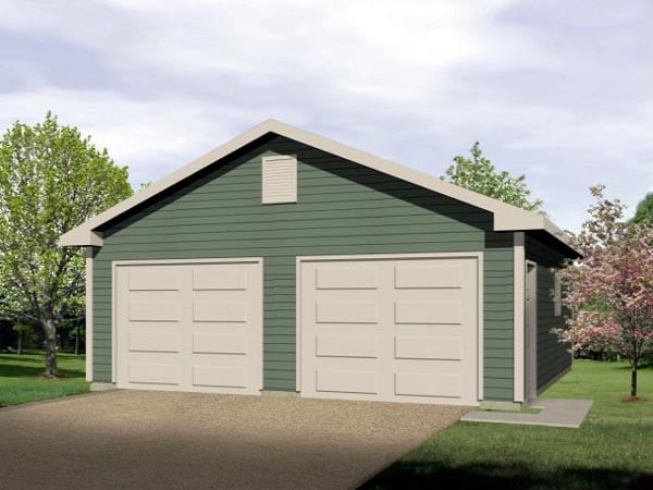 Elevation of Traditional   Garage Plan 49050