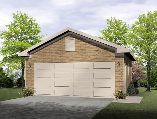 Elevation of Traditional   Garage Plan 49054