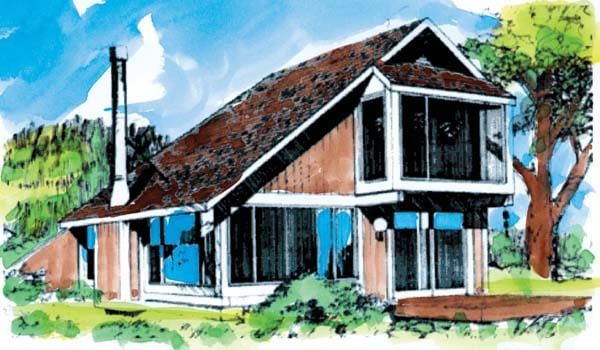 Cabin House Plan 51027