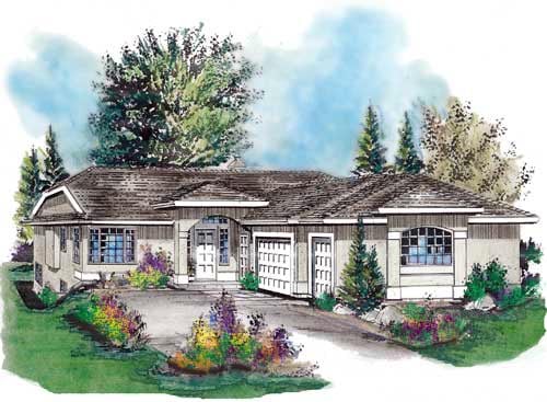 Elevation of Florida   House Plan 58727