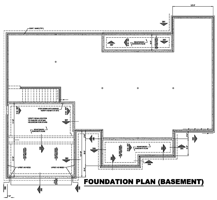 Lower Floor Plan of Cottage   Country   Craftsman   House Plan 59146