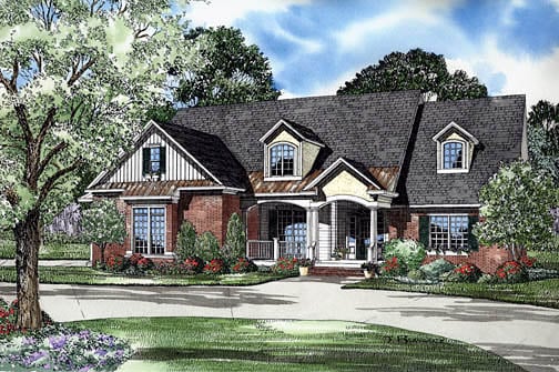 Elevation of House Plan 62249