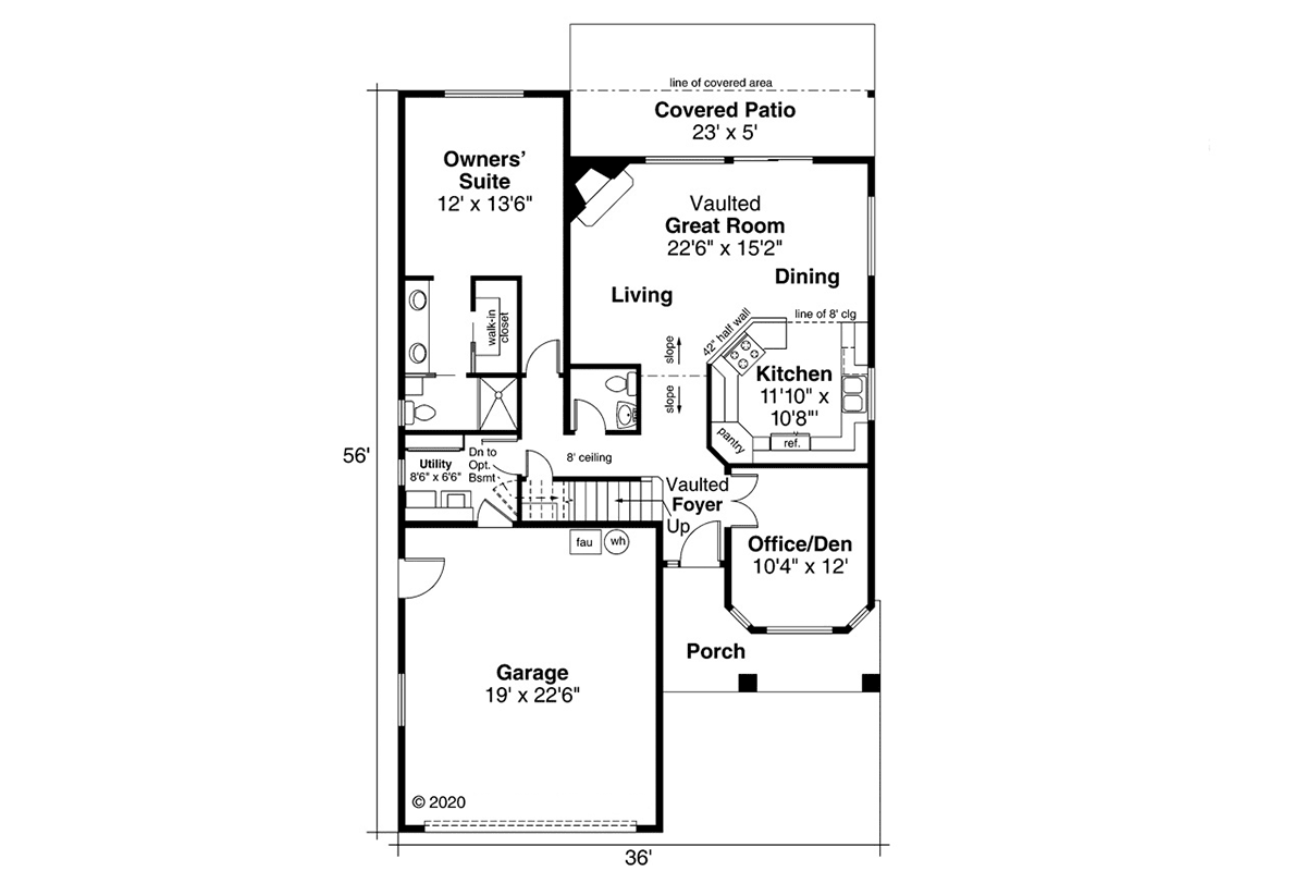 First Floor Plan of Country   House Plan 69612