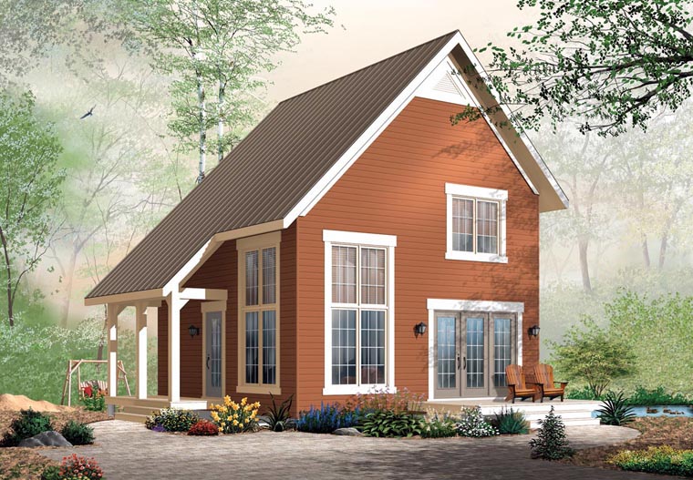 Cabin House Plan 76149
