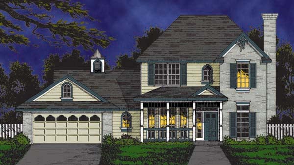 Elevation of Country   Traditional   House Plan 77199