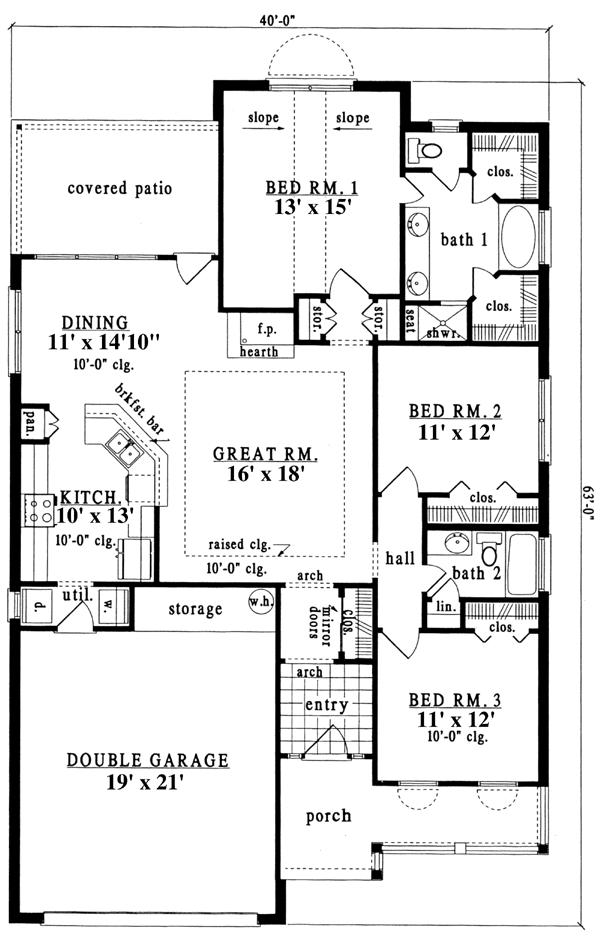 Florida House Floor Plans