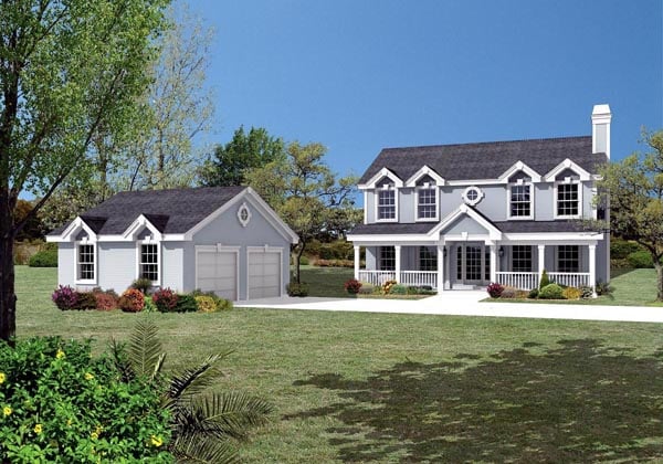 Elevation of Colonial   Country   Southern   Traditional   House Plan 87803