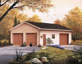 Three car garage plans