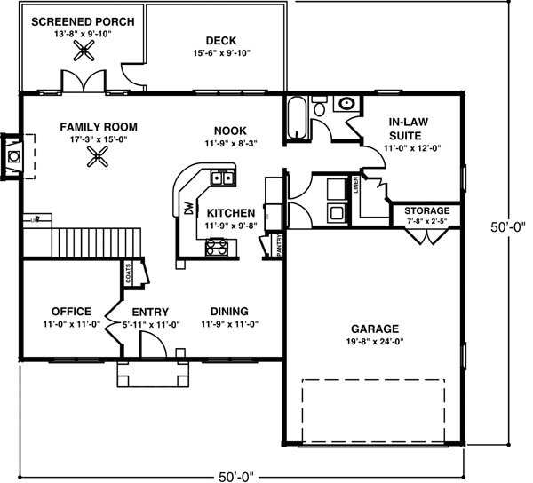 House Plans with Mother in Law Suites