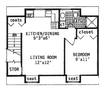 Second Floor Plan of Garage Plan 94343