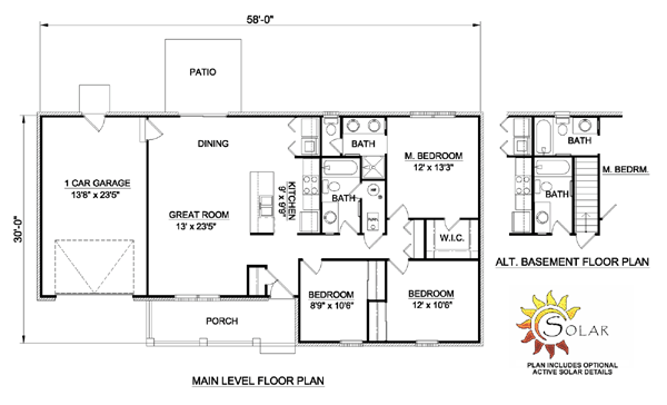 Ranch House Plans with 3 Car Garage