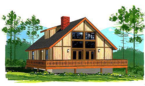 Cabin House Plan 94821