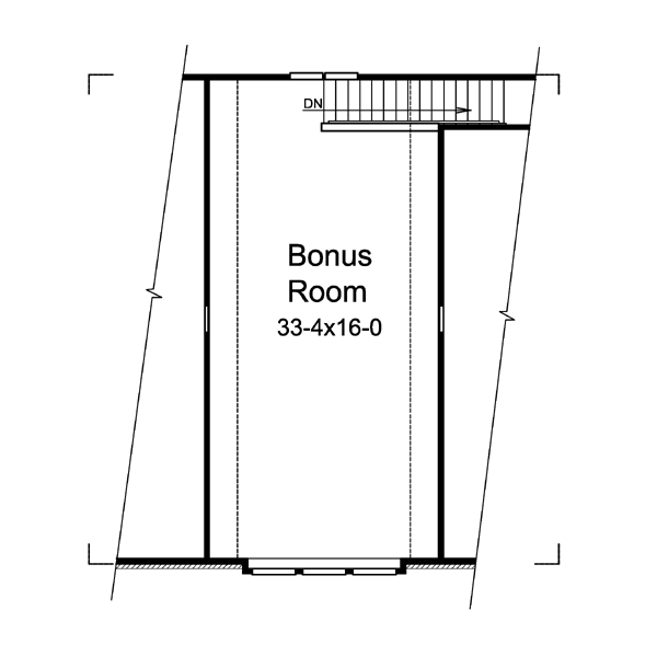 Second Floor Plan of Garage Plan 95934