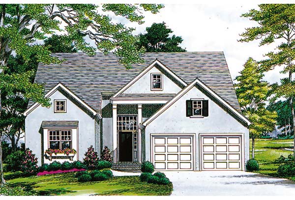 Elevation of Traditional   House Plan 96996