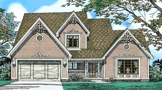Elevation of Country   House Plan 97967
