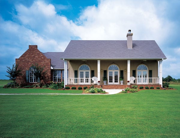 Elevation of Colonial   European   Mediterranean   House Plan 98366