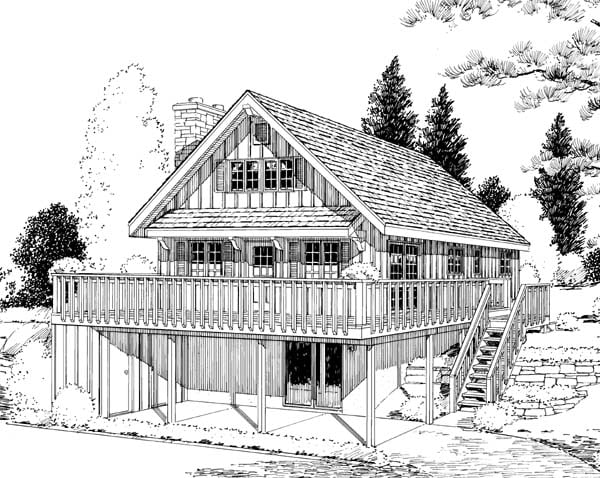 Small a Frame Cabin Plans