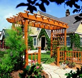 Welcoming Arbor and Fence