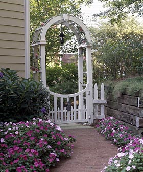 Garden Gateway Arched Arbor - Project Plan 503506
