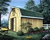 Barn Storage Shed with Loft