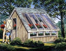 Garden Shed with Greenhouse Plans