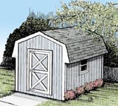Mini Barn Storage Shed
