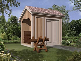 Storage Shed with Log Bin
- Project Plan 85917