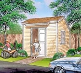 Salt Box Storage Shed
