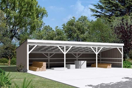 Project Plan 85946 - Pole Building - Open Shed