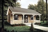 Workroom with Covered Porch