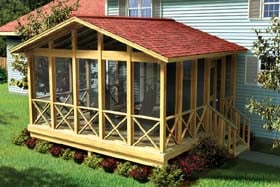 Covered Screen Porch