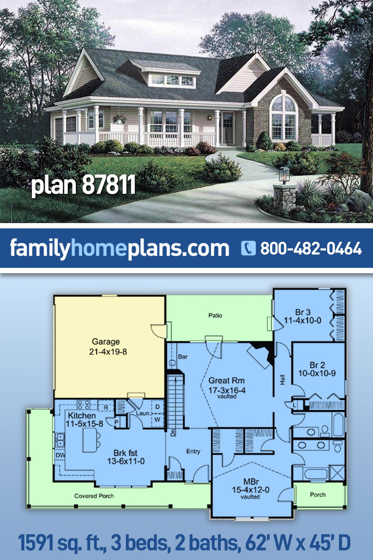 plan-87811-ranch-style-with-3-bed-2-bath-2-car-garage