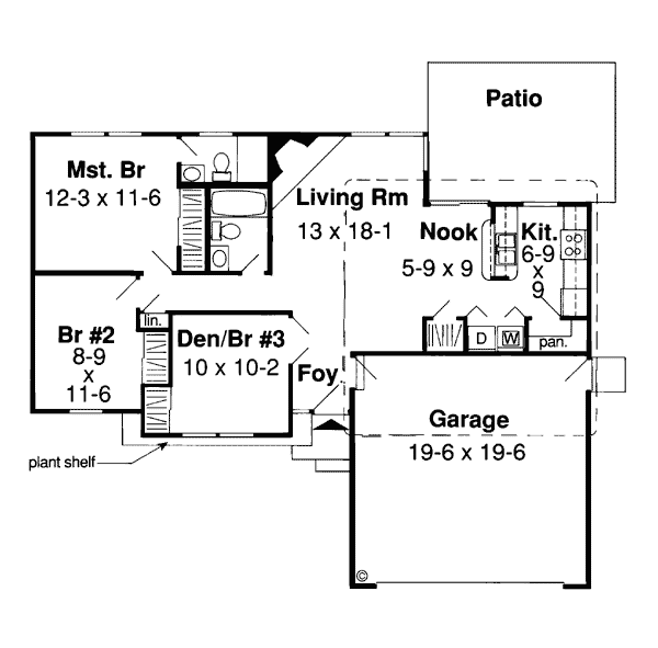 Plan 24304 | Large Living in a Small Space